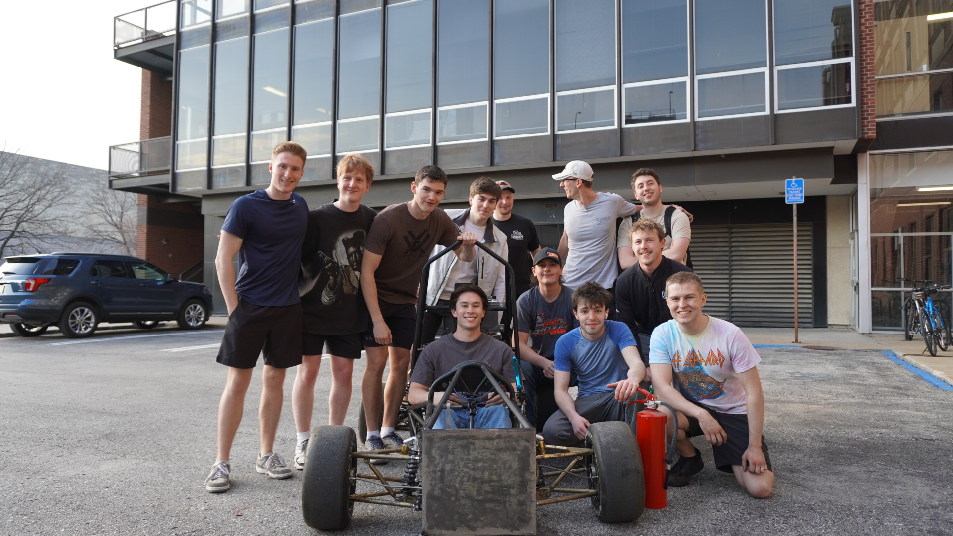 HFR team with race car