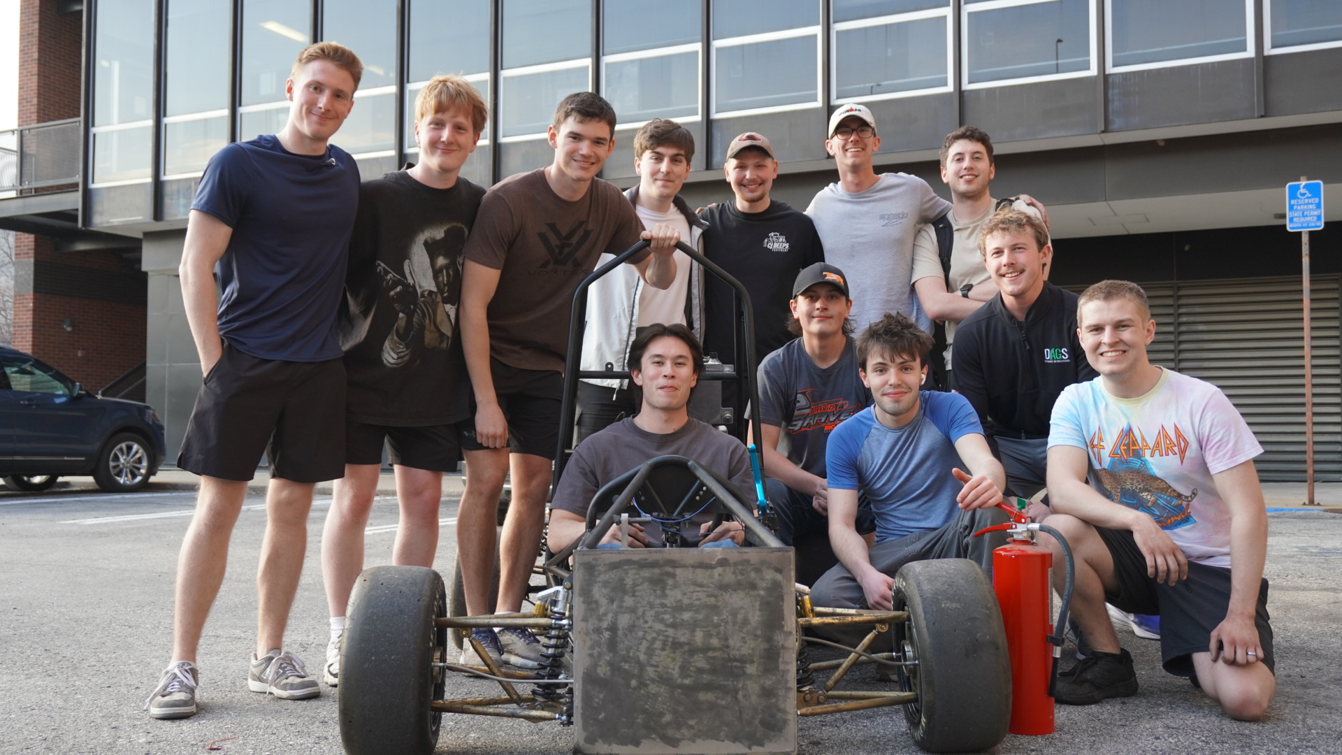 HFR team with race car